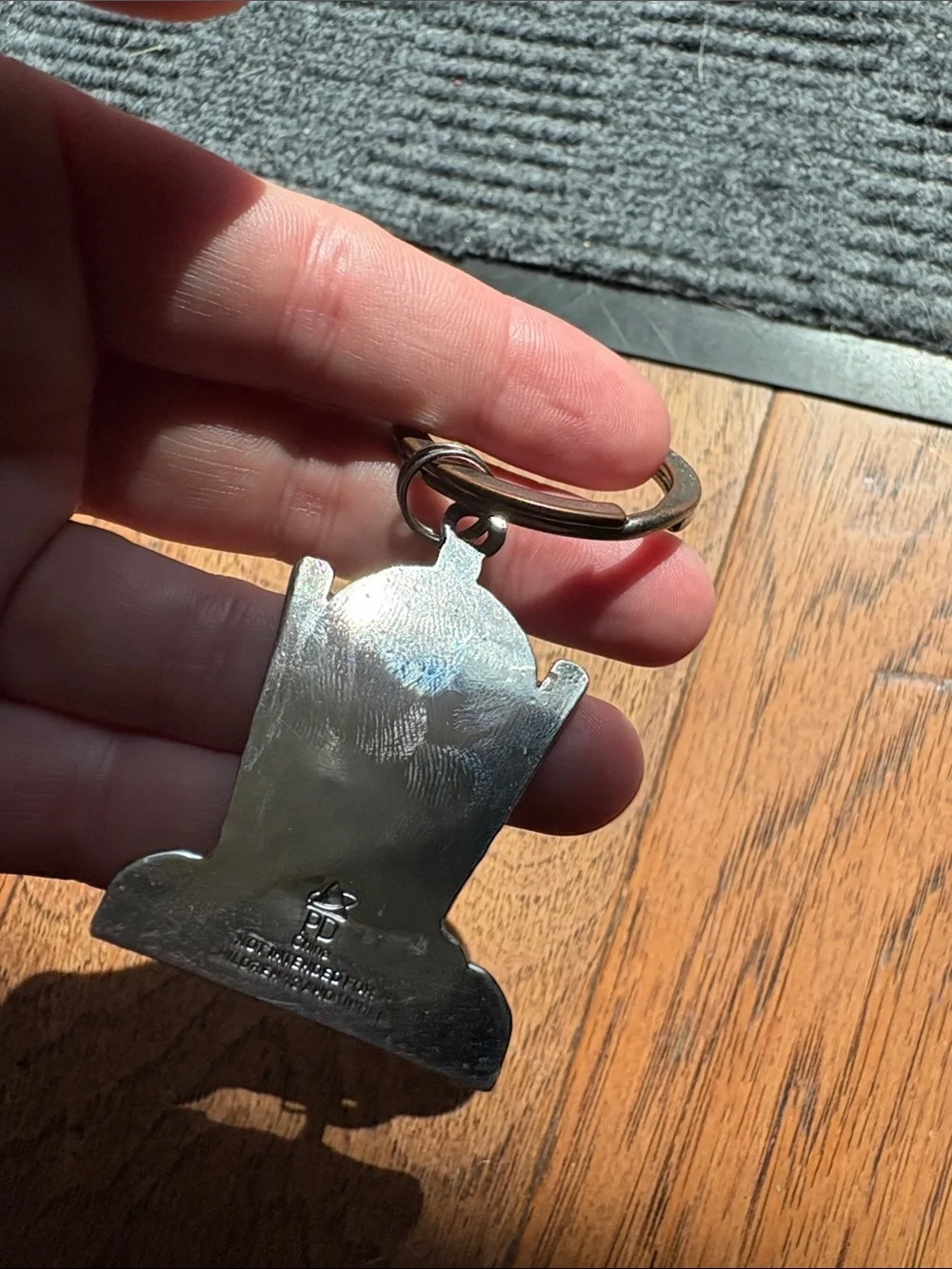 Blue Ski Mascot Keychain - Men Accessories